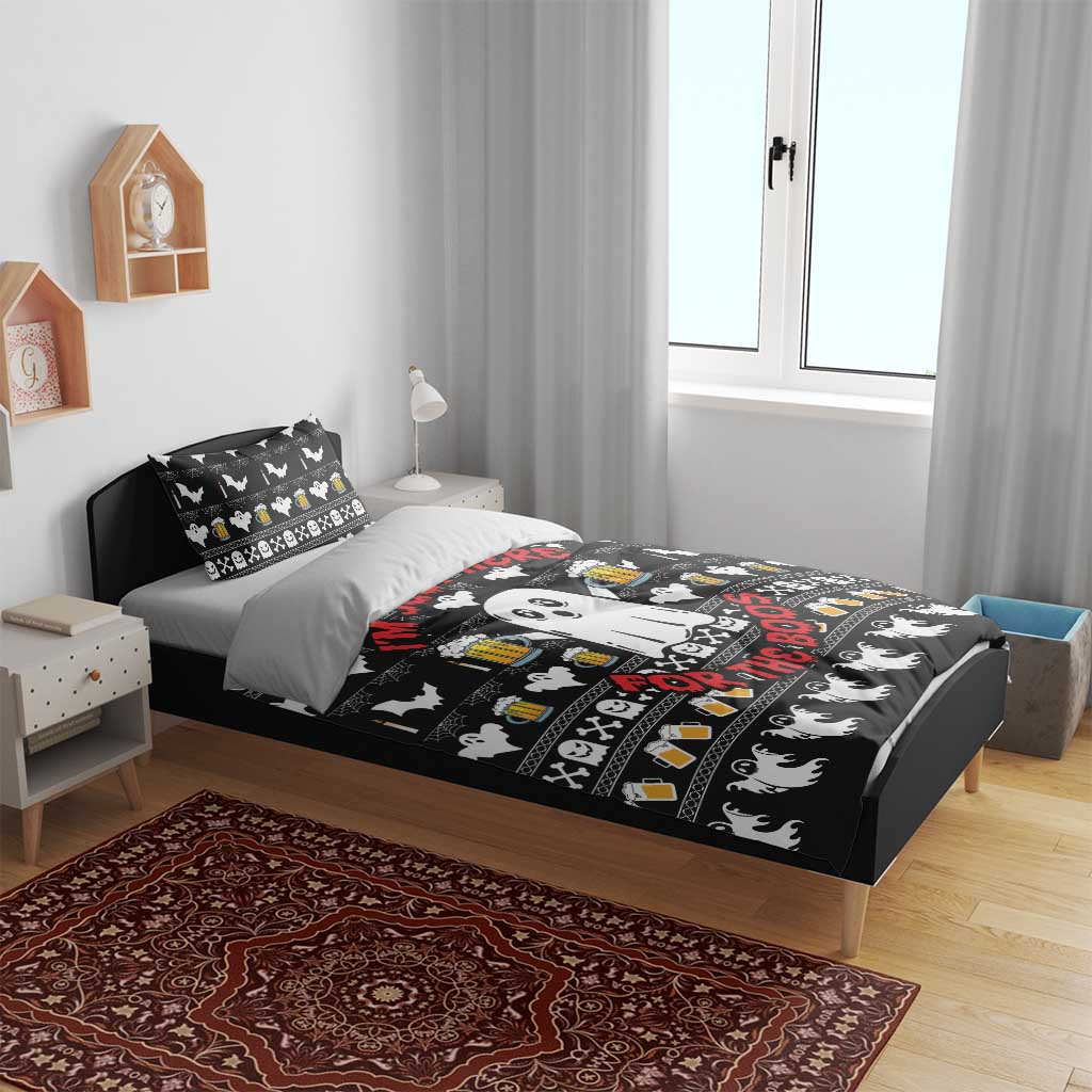 Christmas Africa Boo Beer Bedding Set I'm Just Here For The Boss DT03