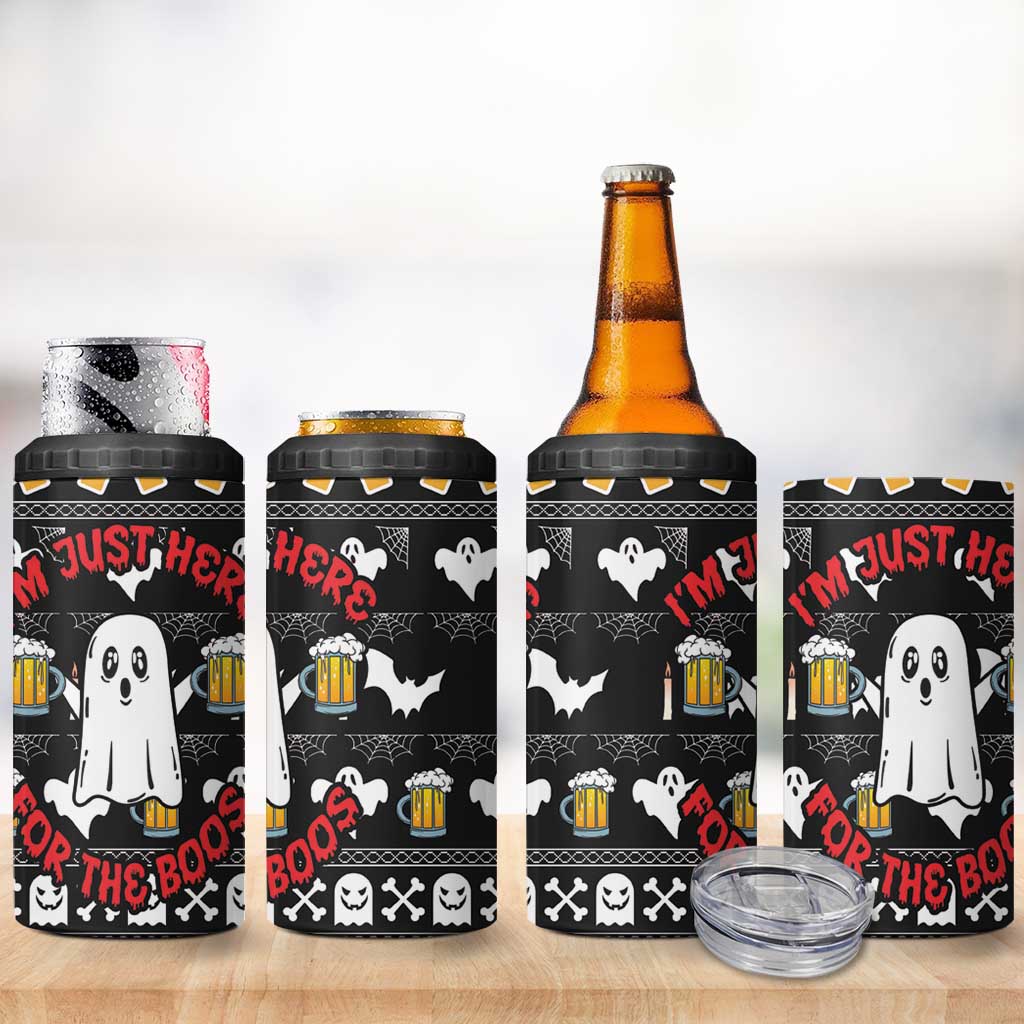 Christmas Africa Boo Beer 4 in 1 Can Cooler Tumbler I'm Just Here For The Boss DT03
