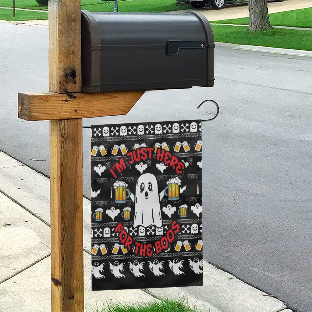 Christmas Africa Boo Beer Garden Flag I'm Just Here For The Boss DT03