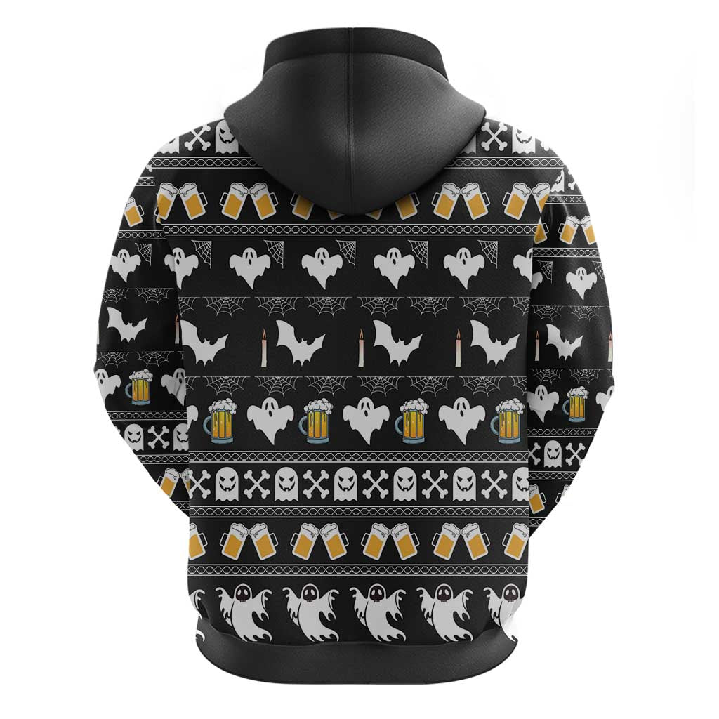 Christmas Boo Beer Hoodie I'm Just Here For The Boos DT03