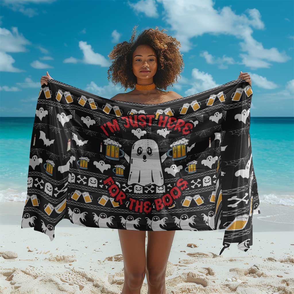 Christmas Africa Boo Beer Sarong I'm Just Here For The Boss DT03