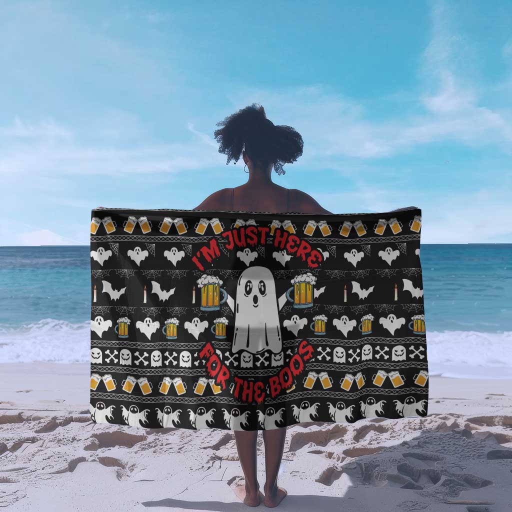 Christmas Africa Boo Beer Sarong I'm Just Here For The Boss DT03