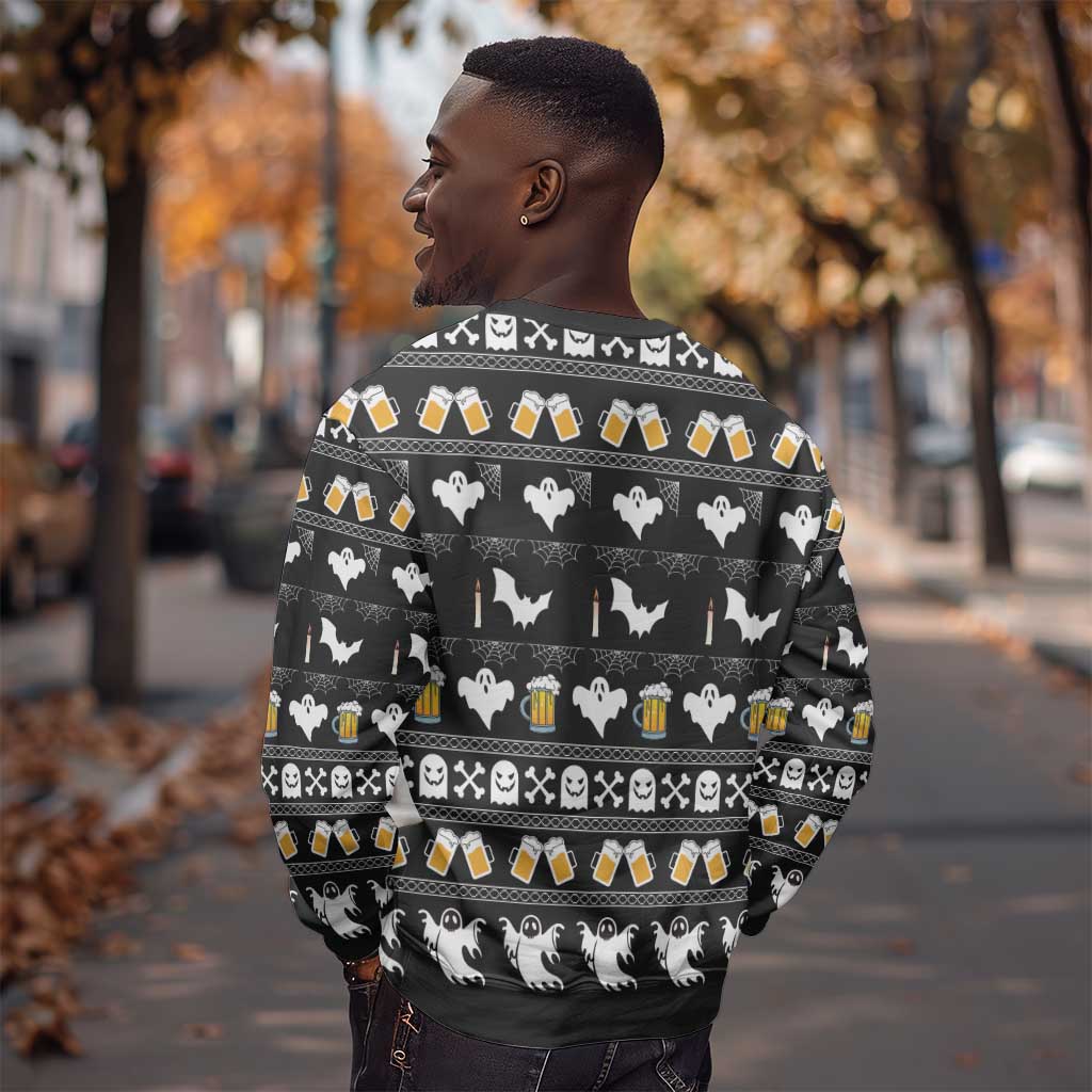 Christmas Africa Boo Beer Sweatshirt I'm Just Here For The Boss DT03