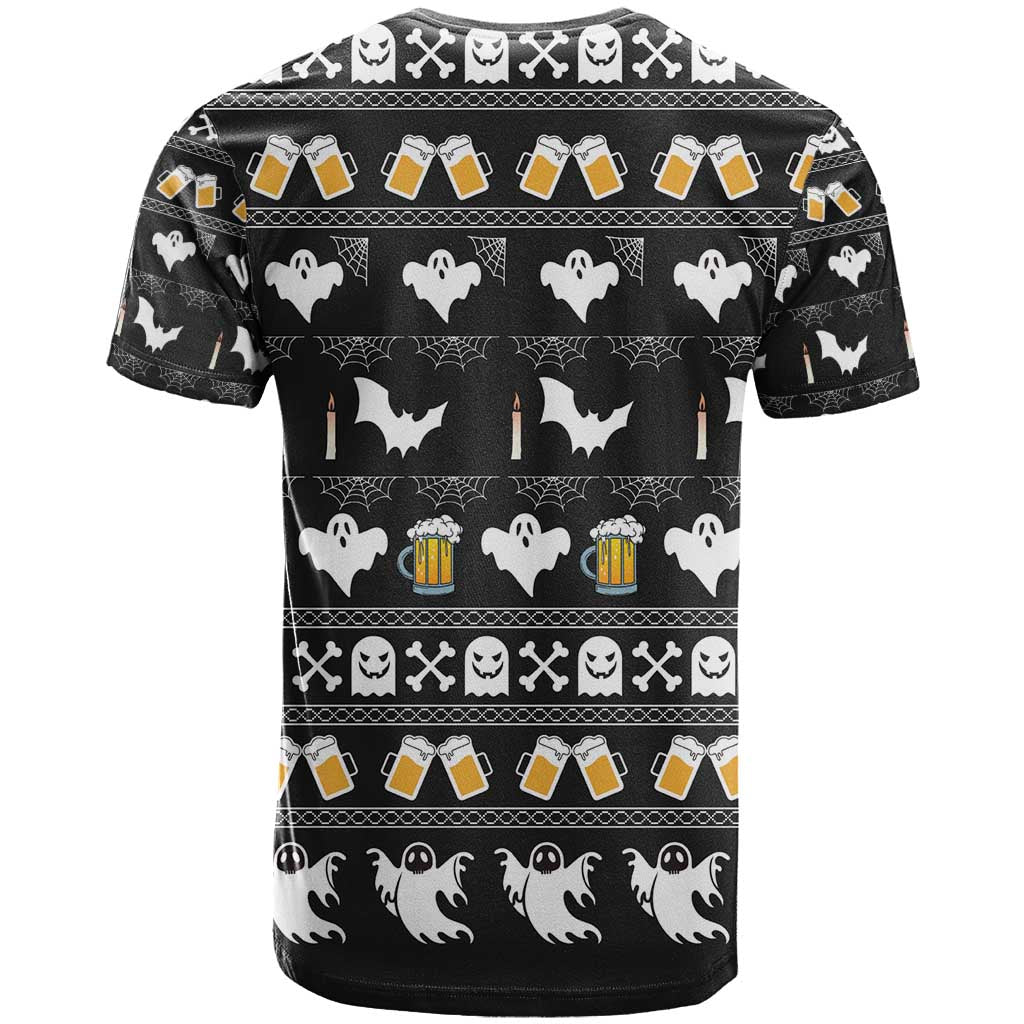 Christmas Africa Boo Beer T shirt I'm Just Here For The Boss DT03