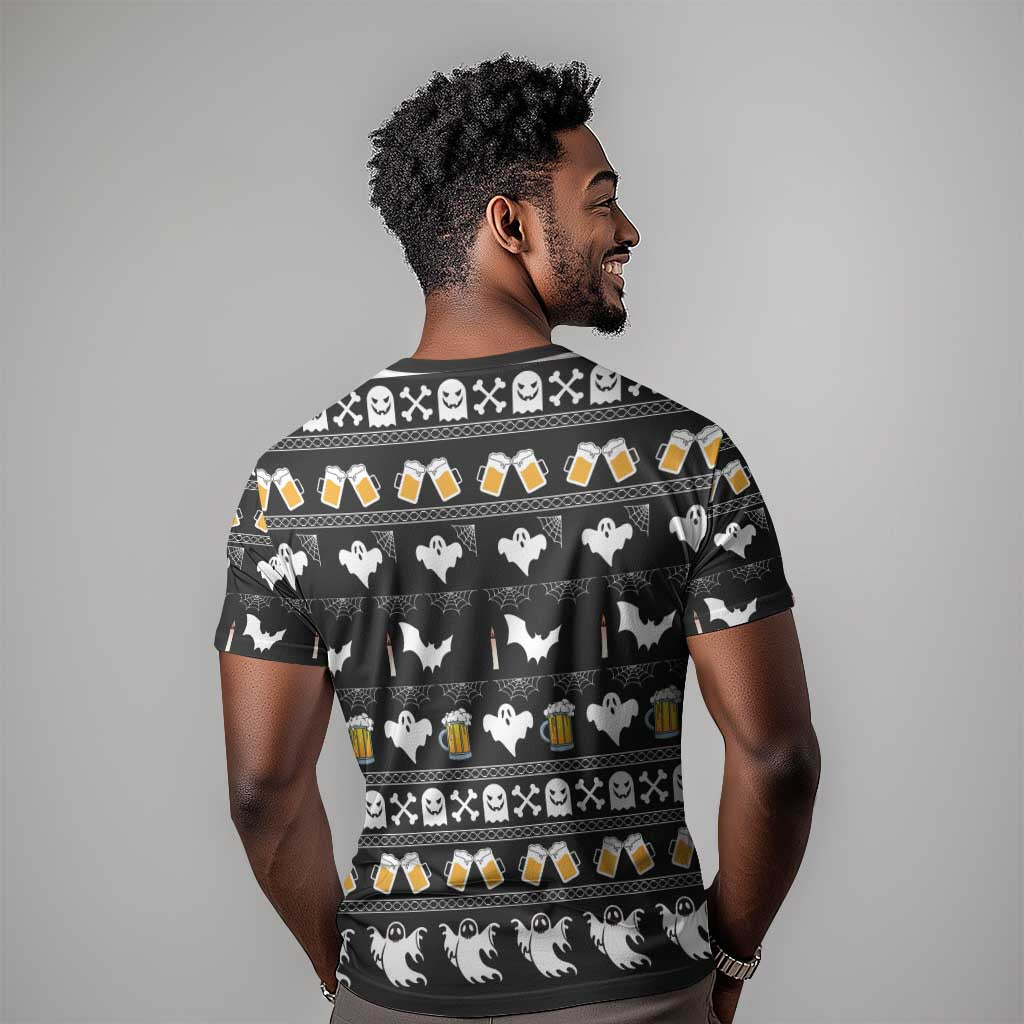 Christmas Africa Boo Beer T shirt I'm Just Here For The Boss DT03