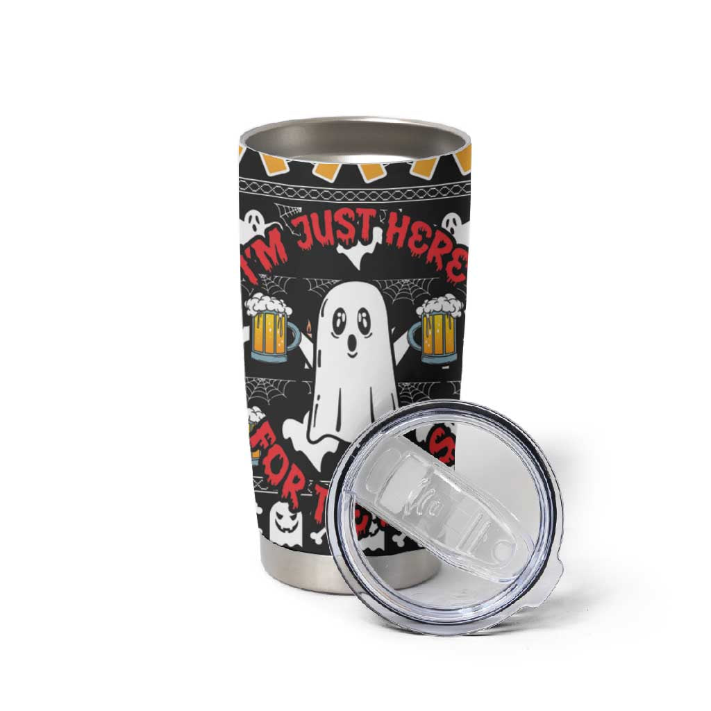 Christmas Africa Boo Beer Tumbler Cup I'm Just Here For The Boss DT03