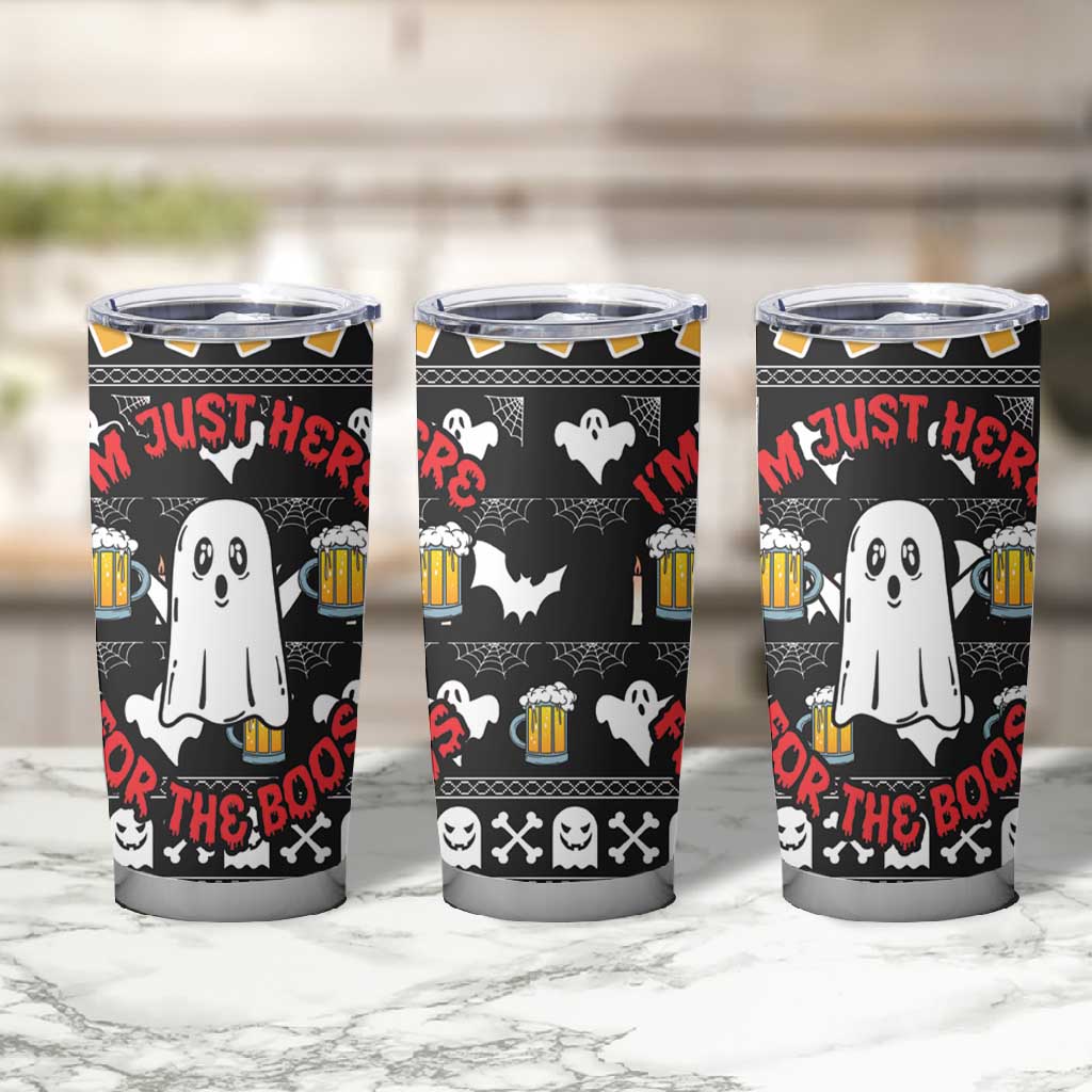 Christmas Africa Boo Beer Tumbler Cup I'm Just Here For The Boss DT03