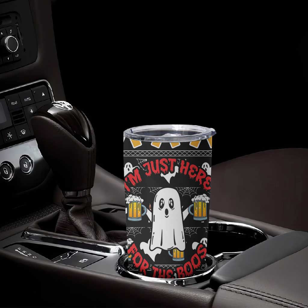 Christmas Africa Boo Beer Tumbler Cup I'm Just Here For The Boss DT03