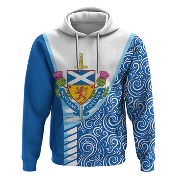 Scotland Forever Hoodie Thistle Lion Rampant DT03