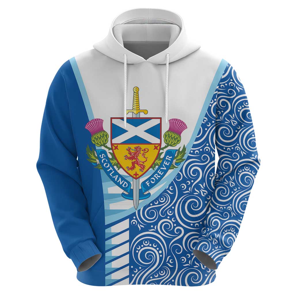 Scotland Forever Hoodie Thistle Lion Rampant DT03