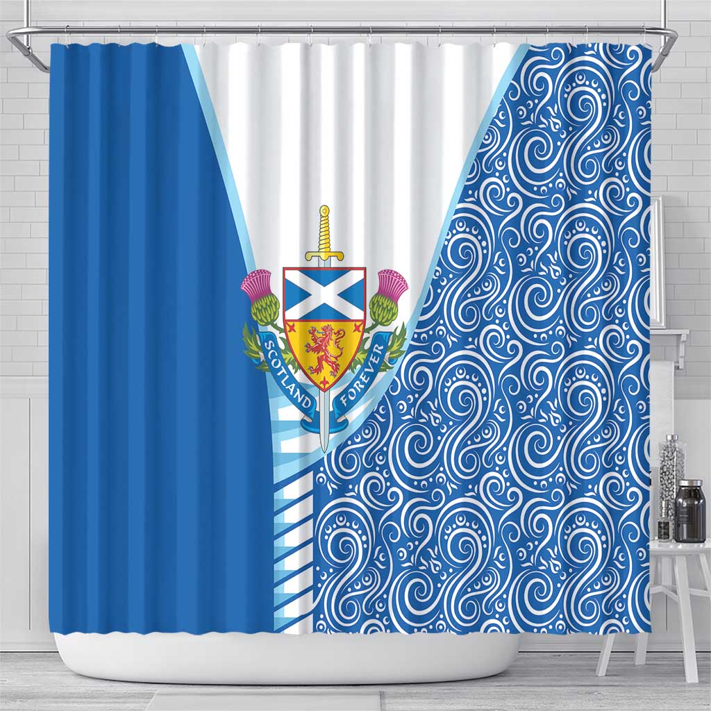 Scotland Forever Shower Curtain Thistle Lion Rampant DT03