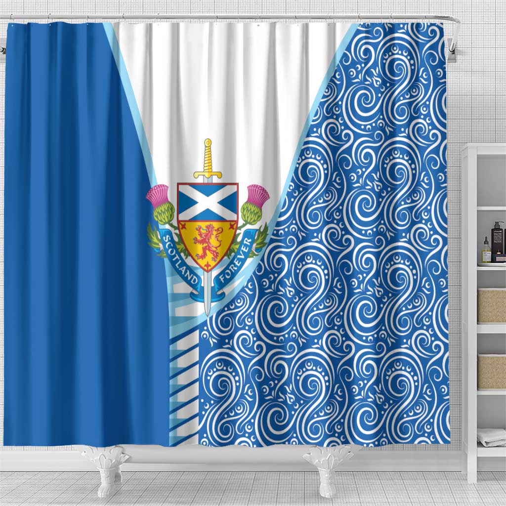Scotland Forever Shower Curtain Thistle Lion Rampant DT03