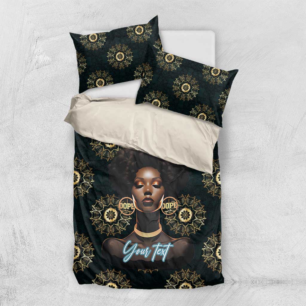 Personalized Afro Women Bedding Set Powerful African Pattern DT03