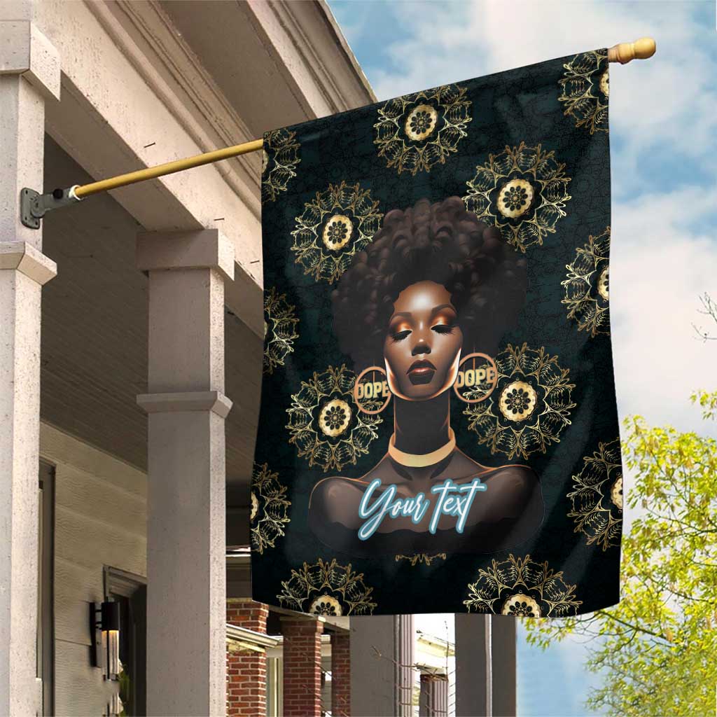 Personalized Afro Women Garden Flag Powerful African Pattern DT03