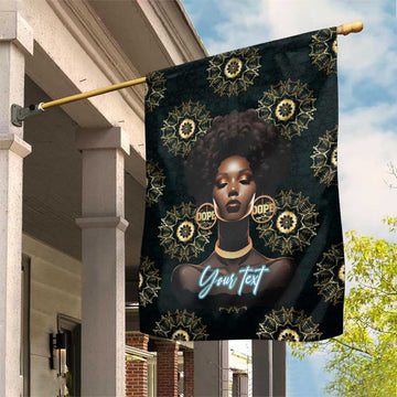 Personalized Afro Women Garden Flag Powerful African Pattern DT03