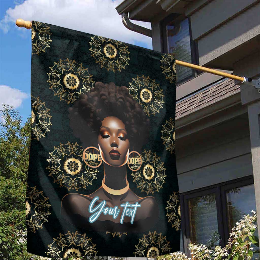 Personalized Afro Women Garden Flag Powerful African Pattern DT03