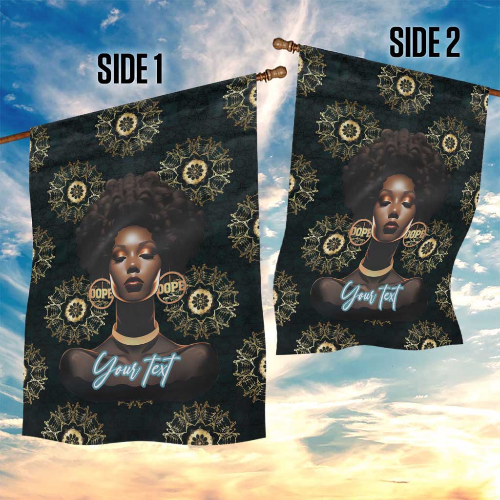 Personalized Afro Women Garden Flag Powerful African Pattern DT03