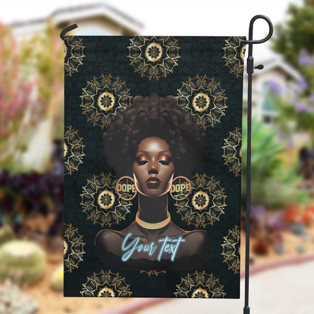 Personalized Afro Women Garden Flag Powerful African Pattern DT03