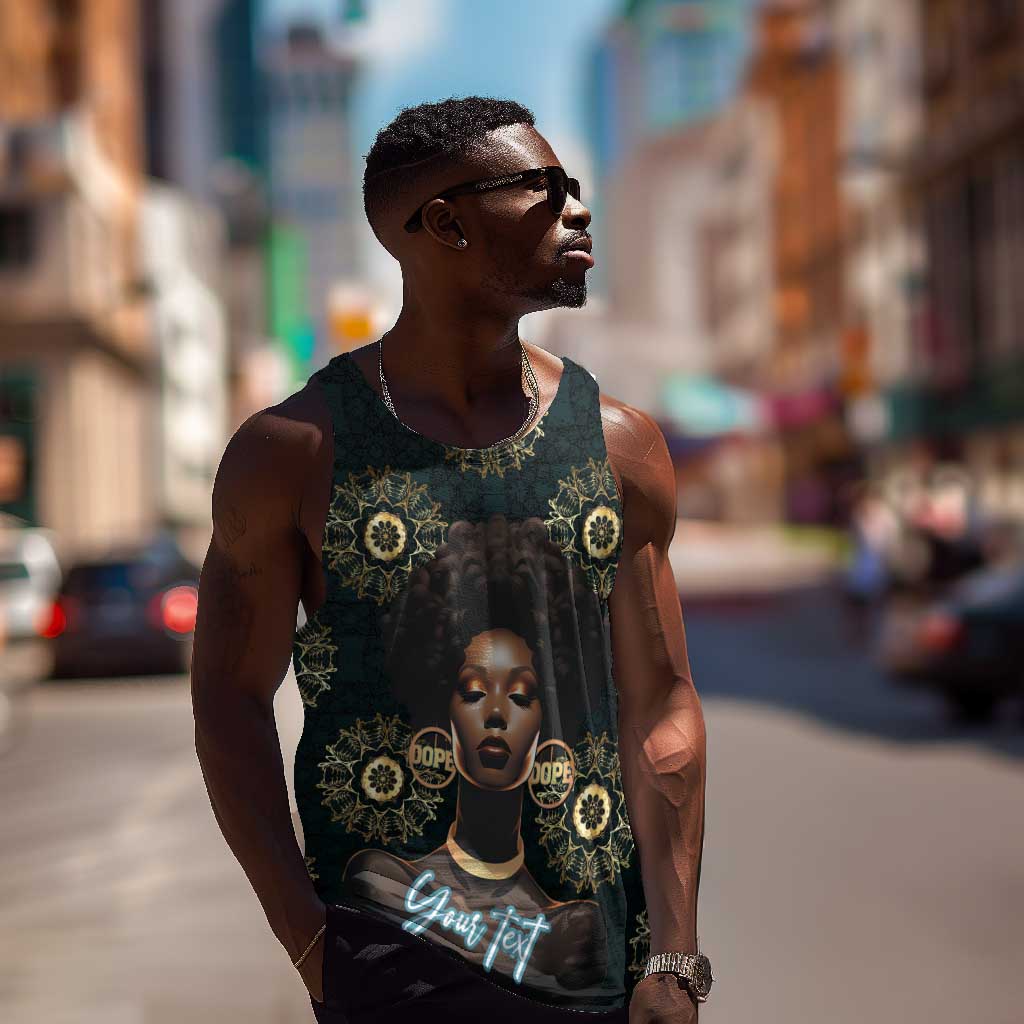 Personalized Afro Women Men Tank Top Powerful African Pattern DT03
