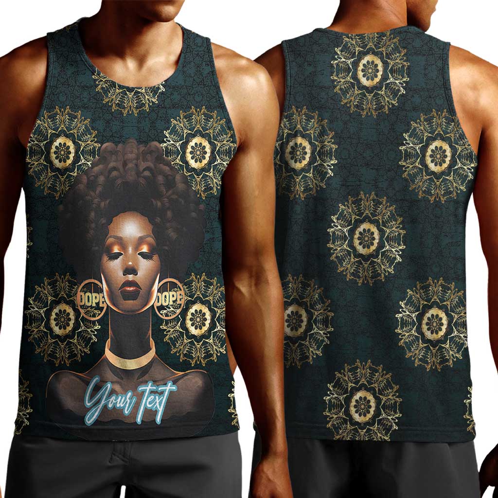 Personalized Afro Women Men Tank Top Powerful African Pattern DT03