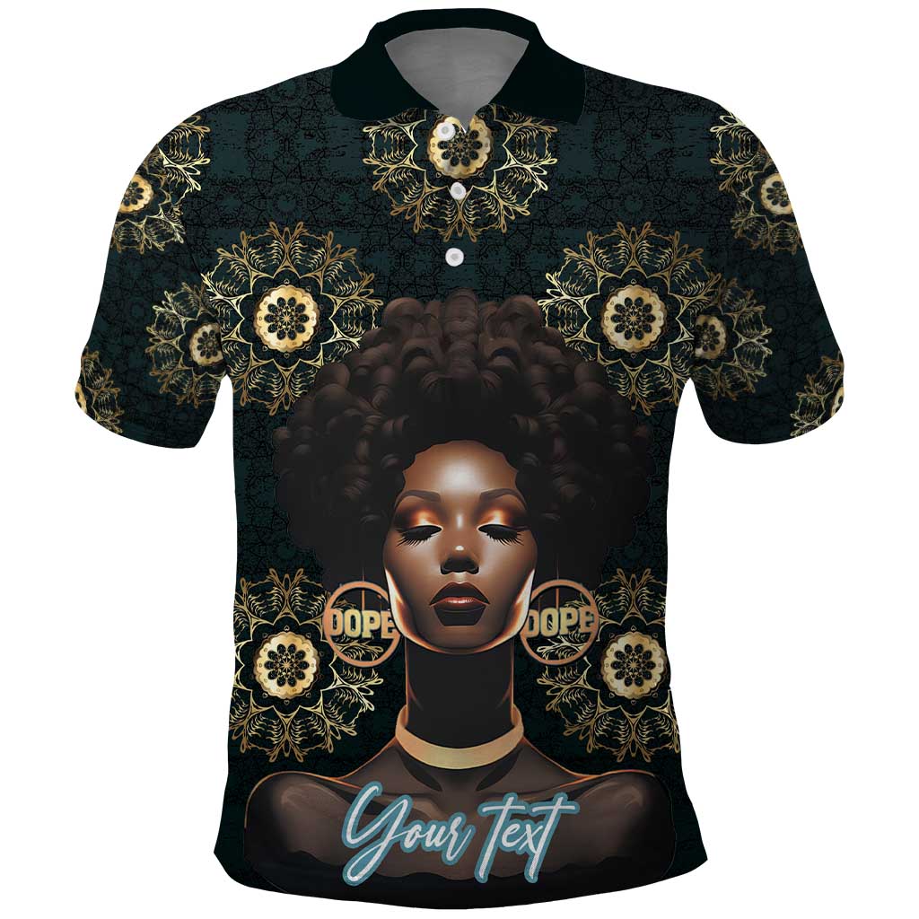 Personalized Powerful Woman in Patterns African Polo Shirt DT03