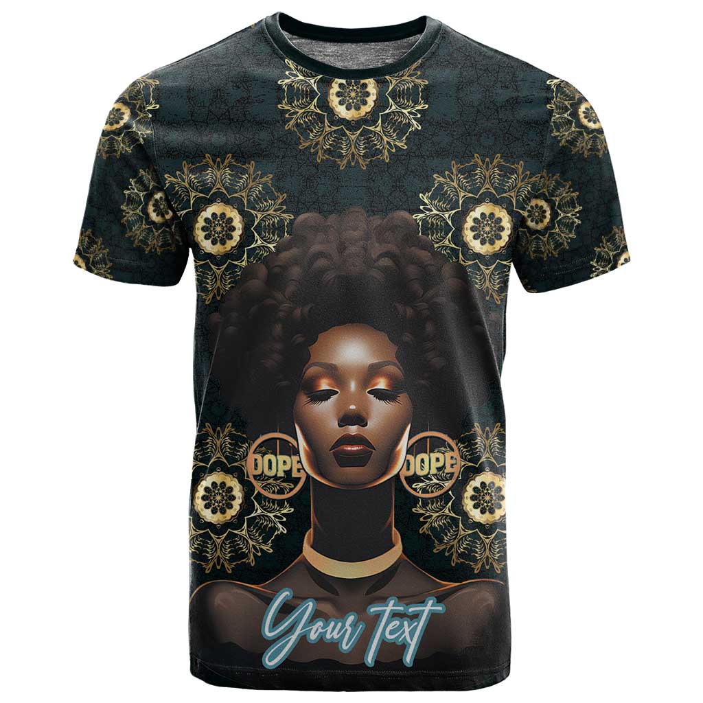 Personalized Afro Women T shirt Powerful African Pattern DT03