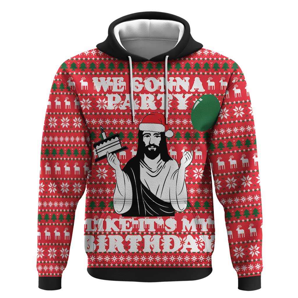 Christian Party Hoodie God Christmas It's My Birthday DT03
