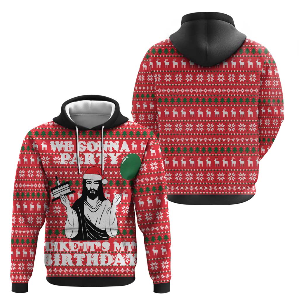 Christian Party Hoodie God Christmas It's My Birthday DT03
