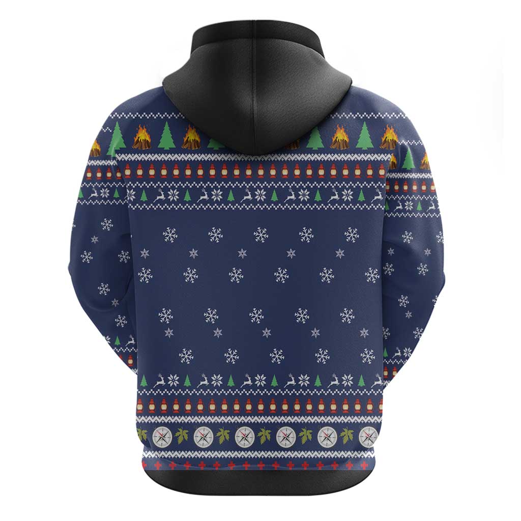 Bear Christmas Hoodie Camping I Hate People DT03