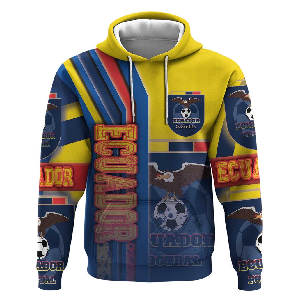 Ecuador Football Hoodie La Tricolor Soccer - Road To Champion DT03
