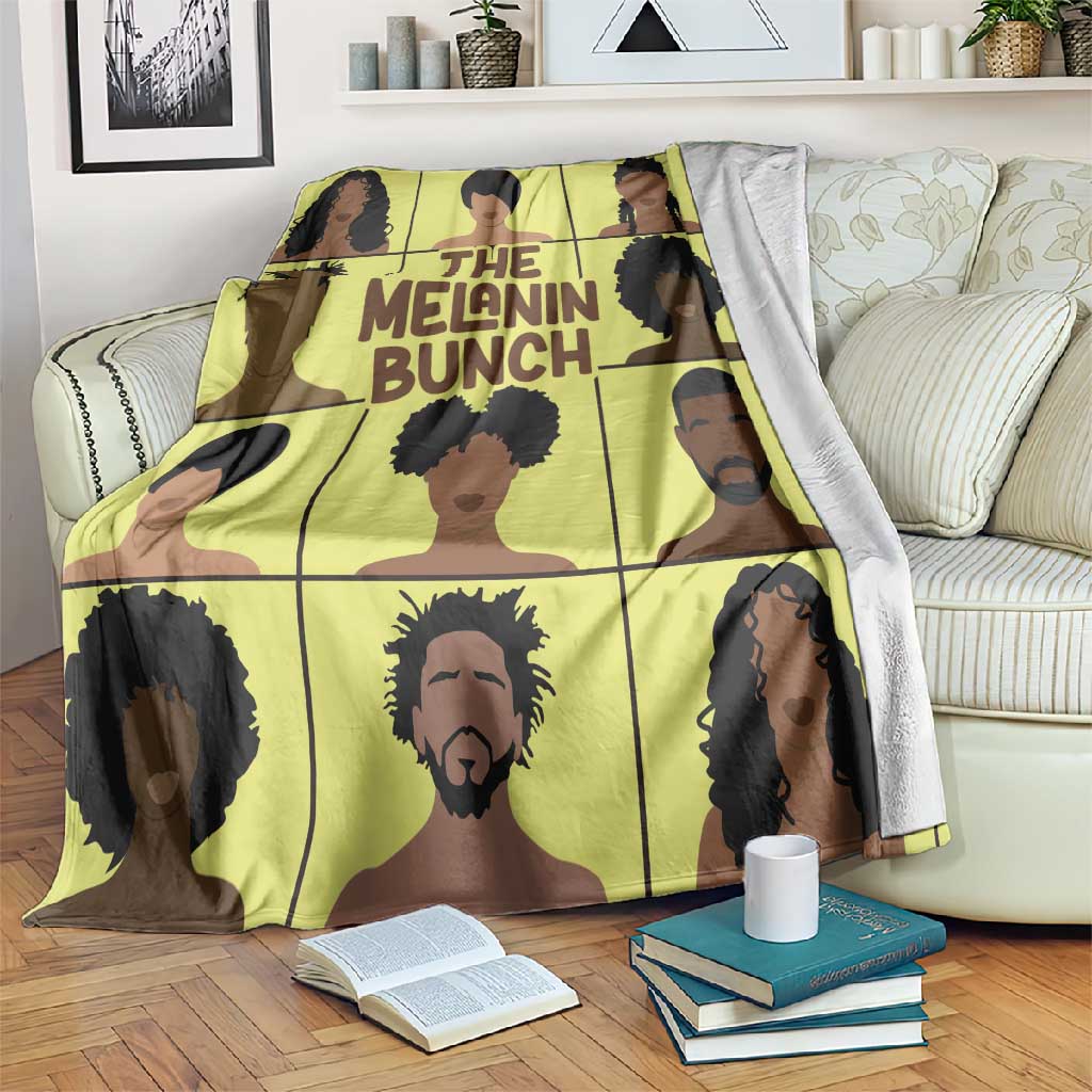 The Melanin Bunch African Blanket Afro Black People DT03