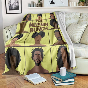 The Melanin Bunch African Blanket Afro Black People DT03