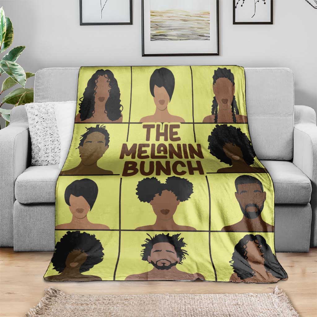 The Melanin Bunch African Blanket Afro Black People DT03