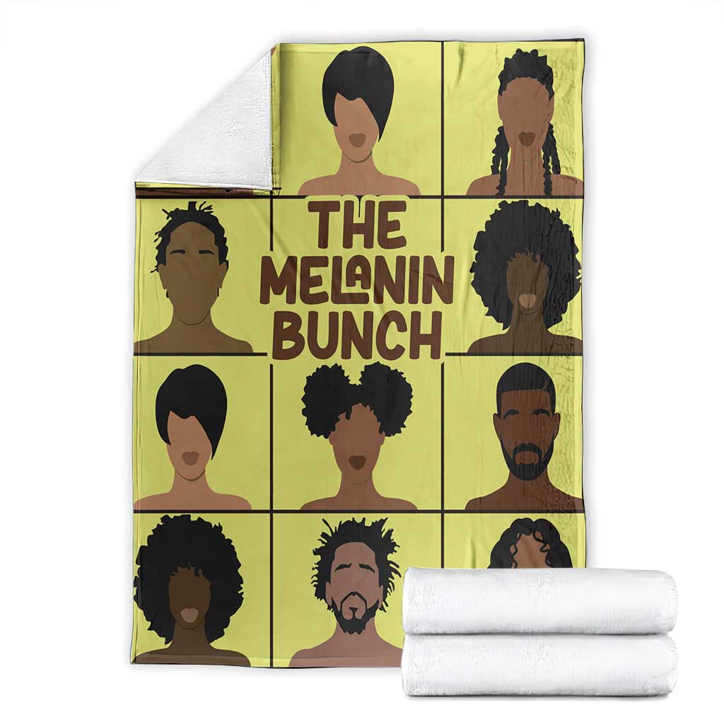The Melanin Bunch African Blanket Afro Black People DT03