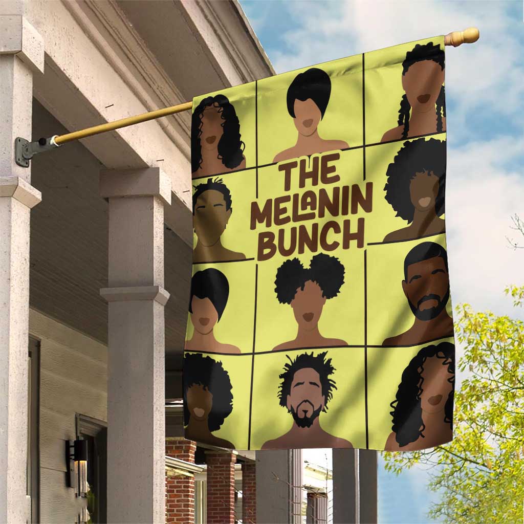 The Melanin Bunch African Garden Flag Afro Black People DT03