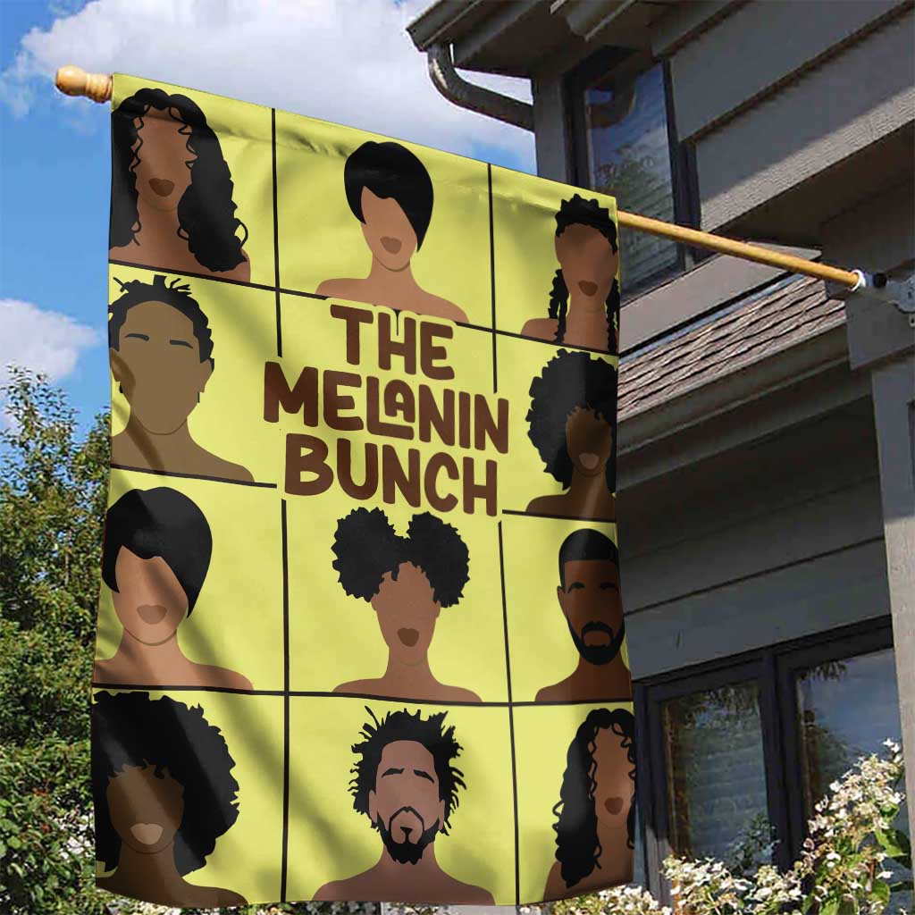 The Melanin Bunch African Garden Flag Afro Black People DT03