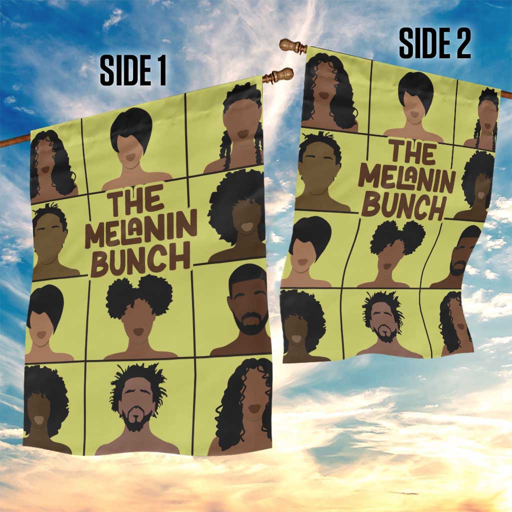 The Melanin Bunch African Garden Flag Afro Black People DT03