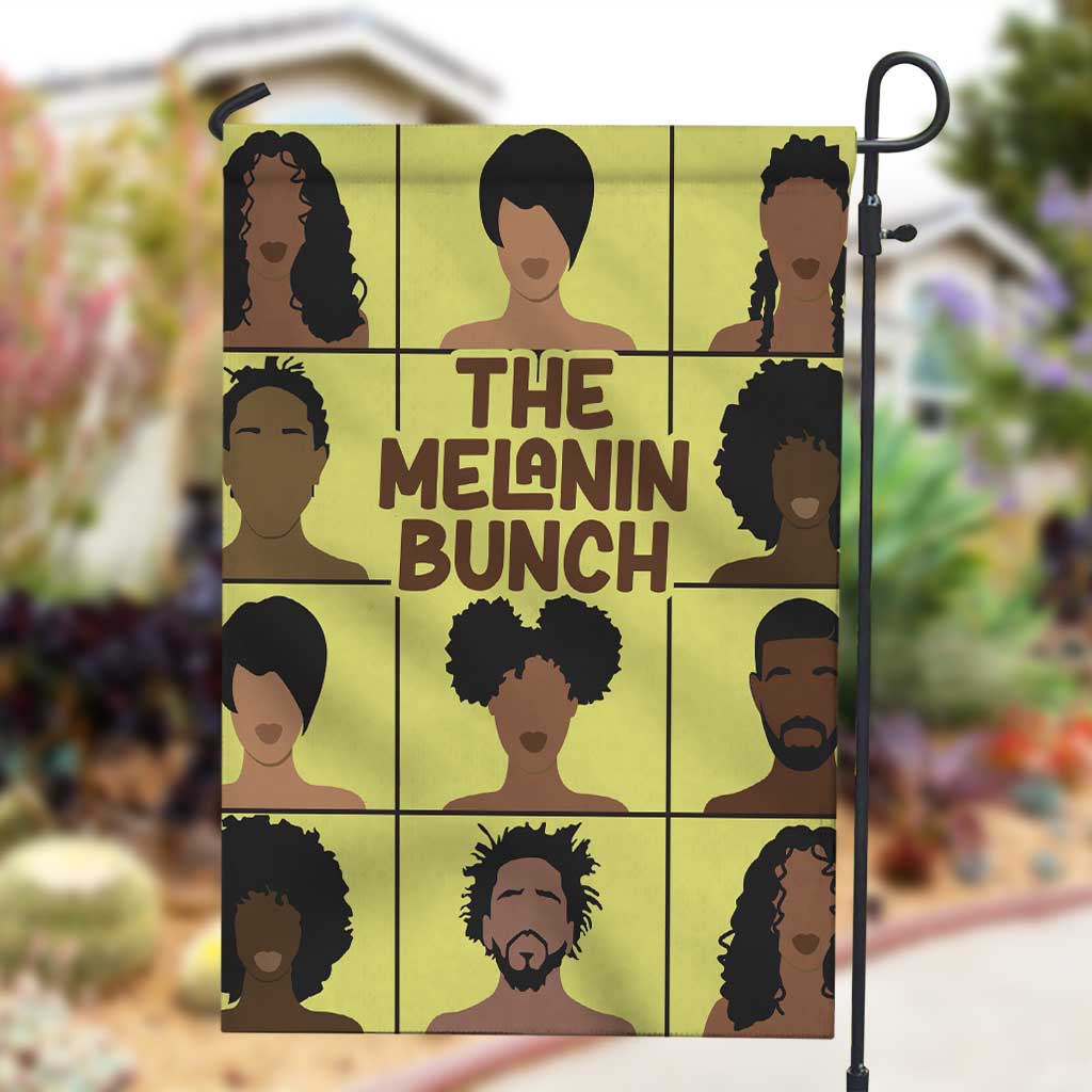 The Melanin Bunch African Garden Flag Afro Black People DT03