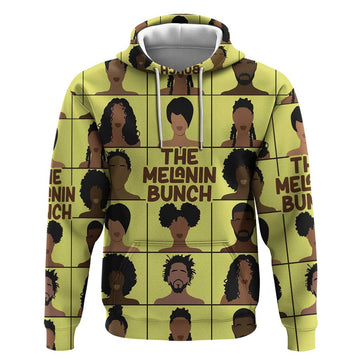 The Melanin Bunch Hoodie Africa Black People DT03