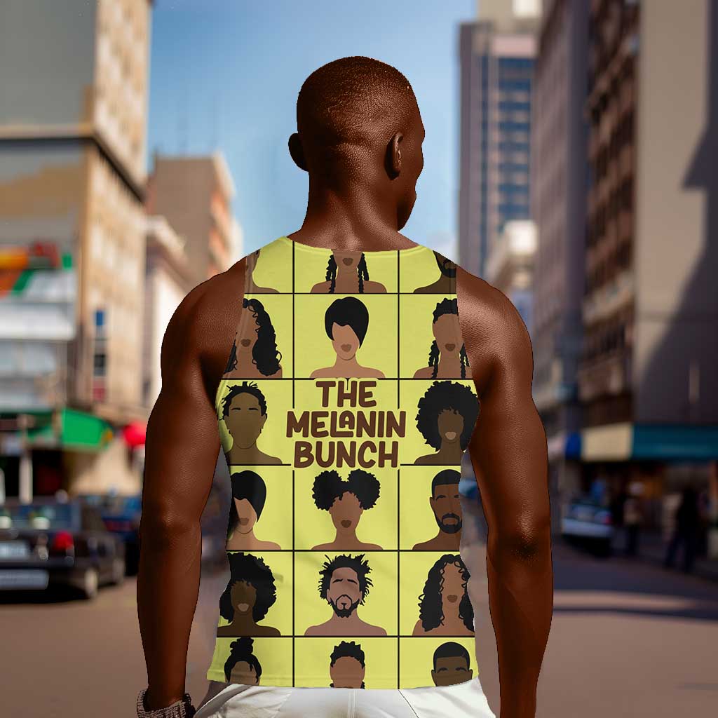 The Melanin Bunch African Men Tank Top Afro Black People DT03