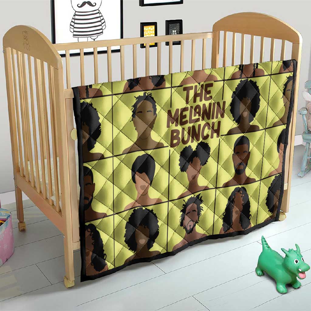 The Melanin Bunch African Quilt Afro Black People DT03