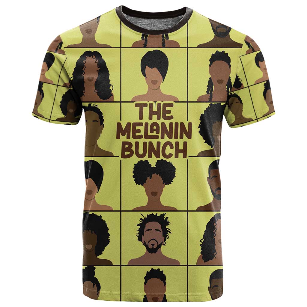 The Melanin Bunch African T shirt Afro Black People DT03