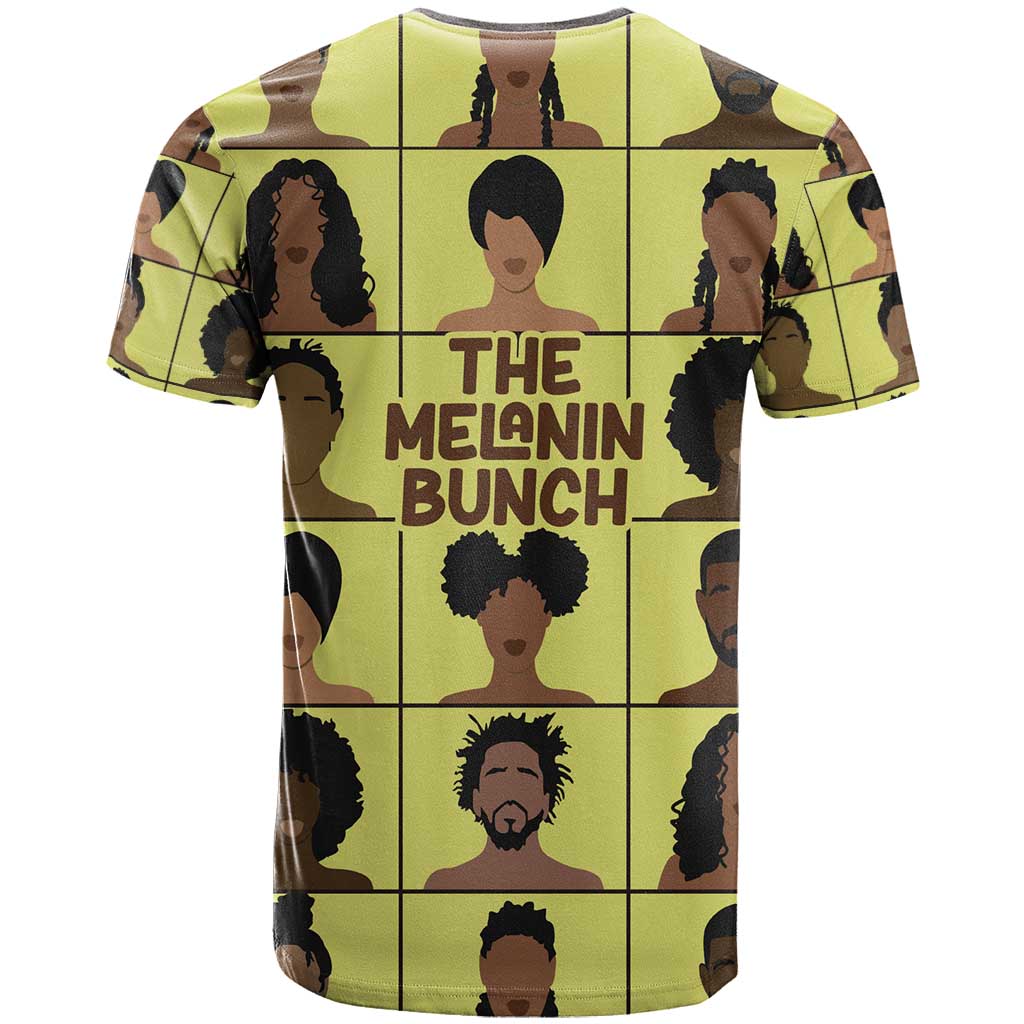 The Melanin Bunch African T shirt Afro Black People DT03