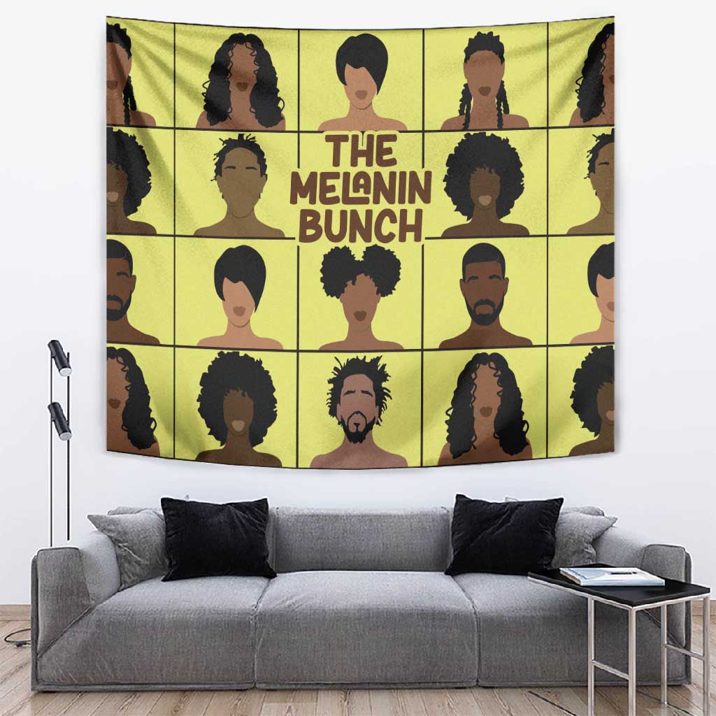 The Melanin Bunch African Tapestry Afro Black People DT03