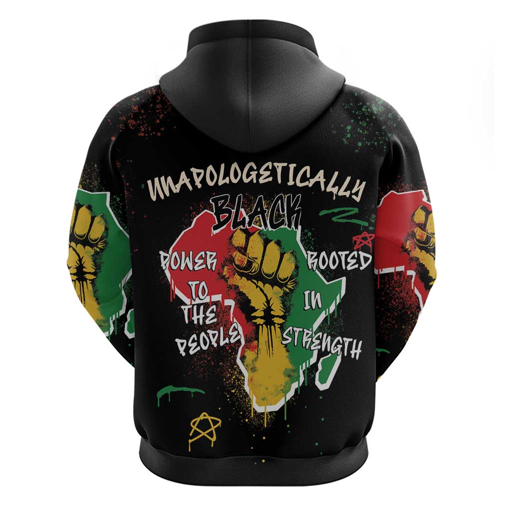 Power in Our Roots Hoodie Unapologetically Black African DT03