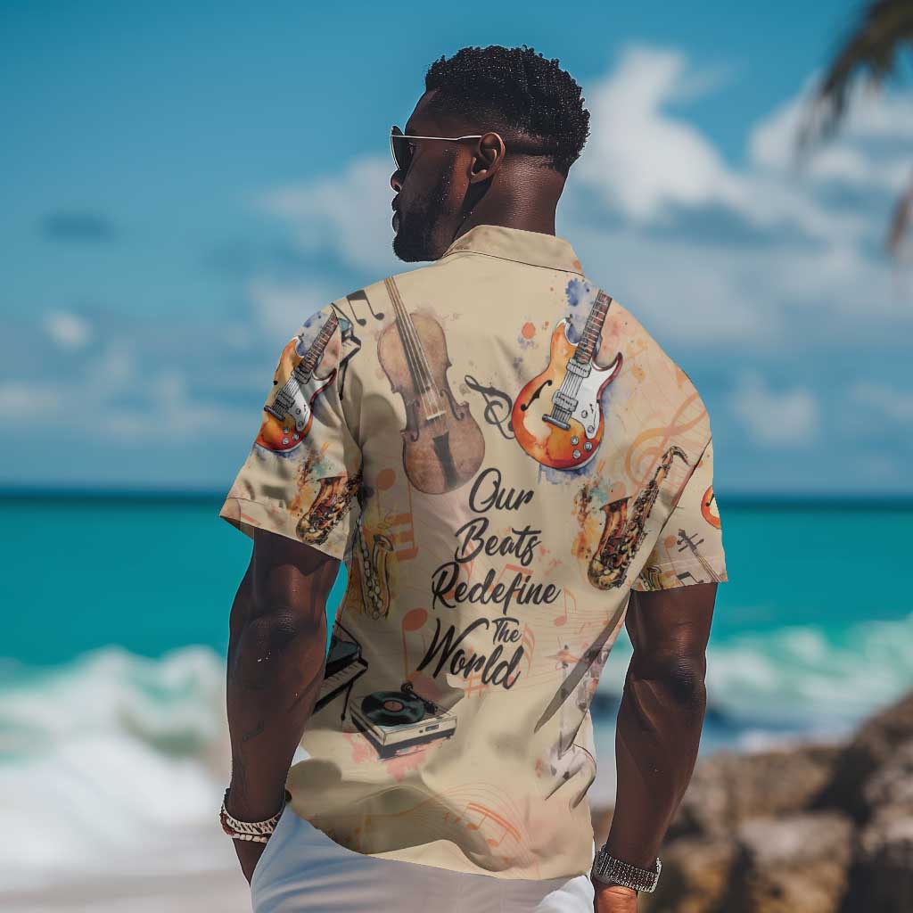 Our Beats Redefine The World African Hawaiian Shirt Afro Music DT03