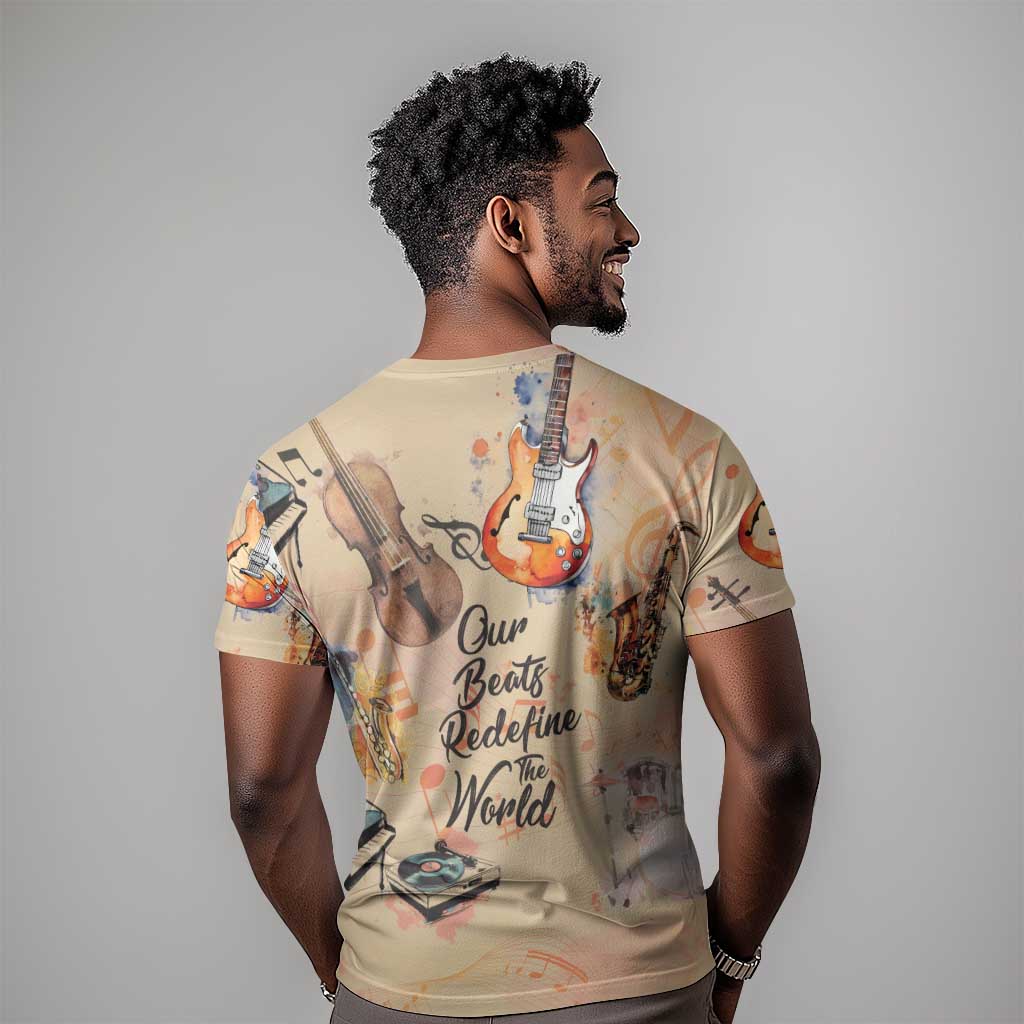 Our Beats Redefine The World African T shirt Afro Music DT03