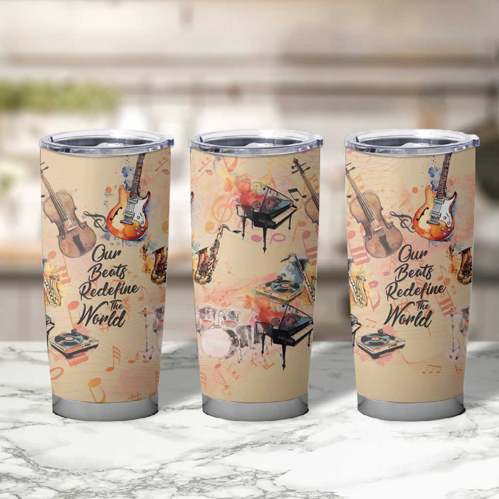 Our Beats Redefine The World African Tumbler Cup Afro Music DT03