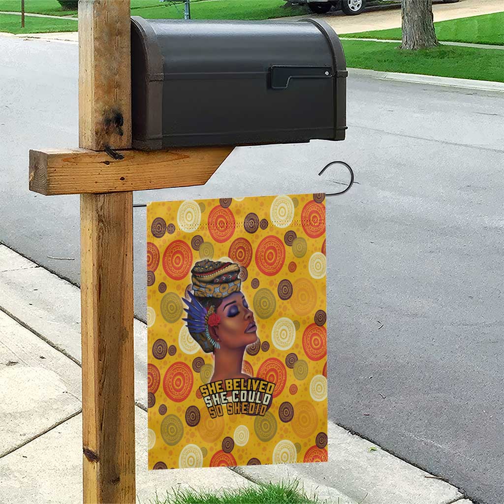 African Women Garden Flag She Believed She Could So She Did DT03
