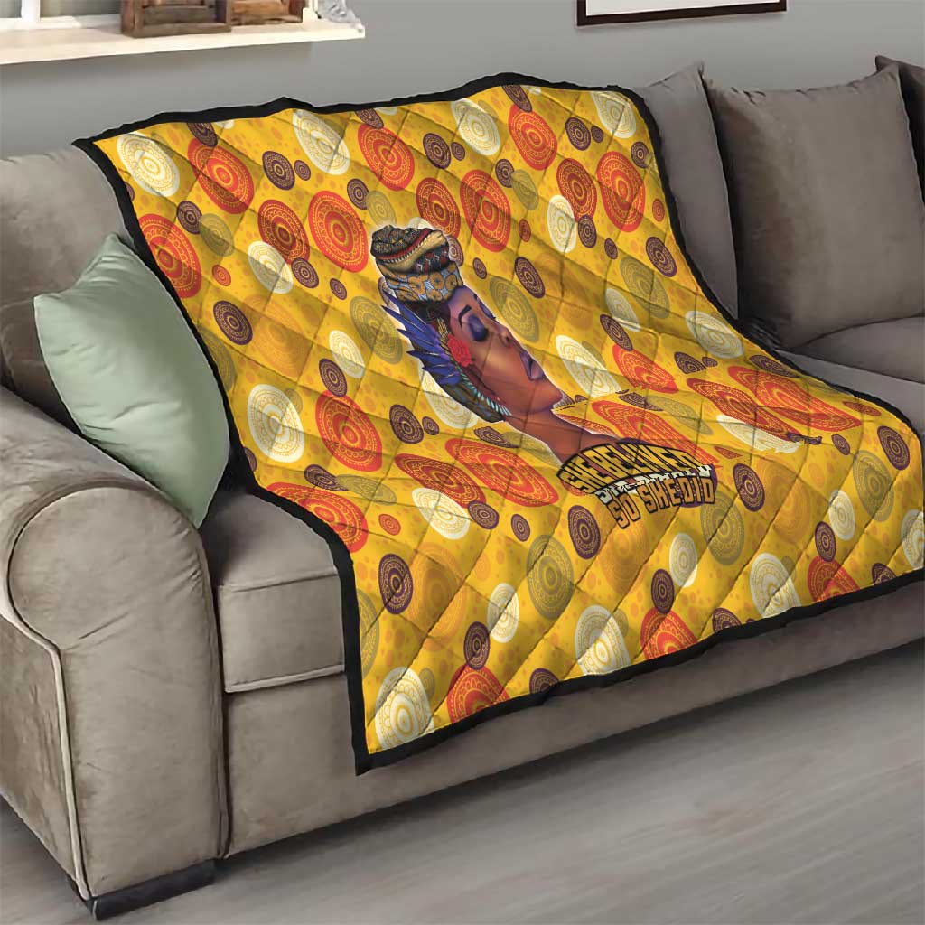 African Women Quilt She Believed She Could So She Did DT03